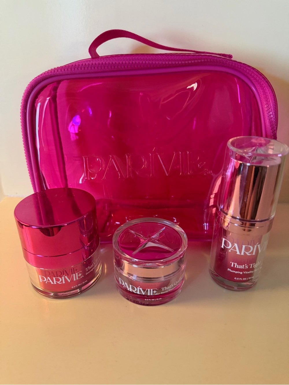 Parivie & Cosmetic Bag